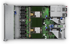 HPE Srv DL360 Gen11 1*Xeon Silver 4510 (12C/2.4GHz) 64GB DDR5 2x960GB HPE SSD (8x2.5”) MR408i o/4GB 4x1GbE ILO Std. 2x1000W PSU 1U Rack - P71673-425