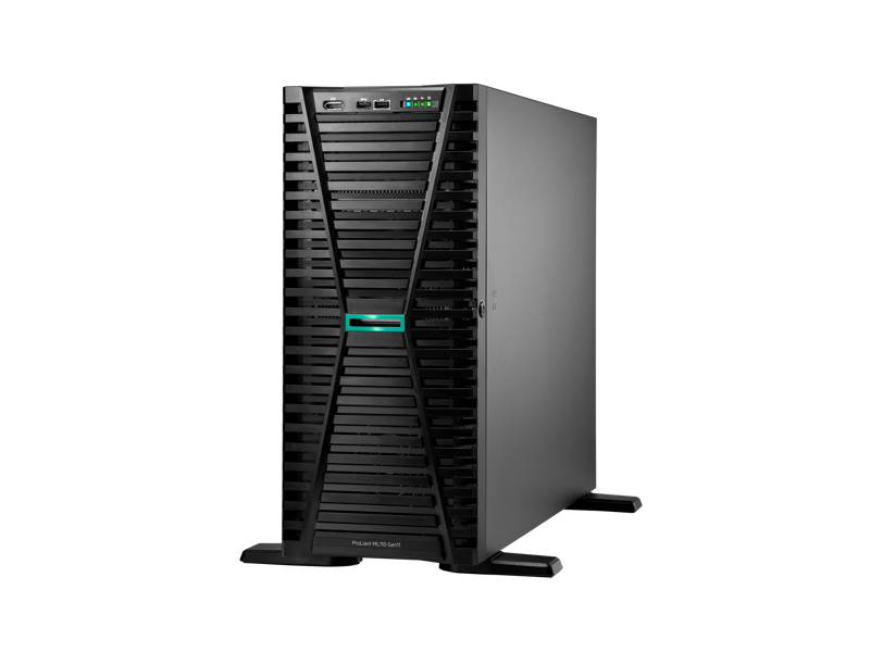 HPE ProLiant ML110 Gen11 1*Xeon Bronze 3508U (8C/2.1GHz) 64GB DDR5 2x480GB HPE SSD + 2x1.2TB SAS 10K (8x2.5”) INTEL VROC RAID 2x1Gb ILO STD 2x1000W PSU TOWER + HPE WINDOWS SERVER 2025 ESSENTIALS ROK LİSANS