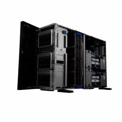HPE ProLiant ML350 Gen11 1* Xeon Silver 4510 (12C/2.4GHz) 64GB DDR5 2x960GB HPE SSD (8x2.5”) MR408i-o/4Gb 4x1GbE ILO STD. 2x1000W PSU Tower - P71671-425
