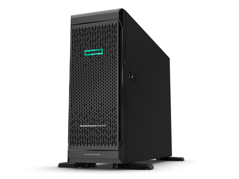 HPE Srv P21788-421 ML350 Gen10 4210R 1P 16GB-R P408i-a 8SFF 1x800W RPS Server